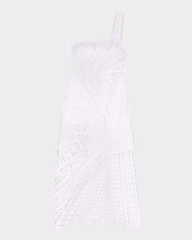 Rochette Crochet Midi Dress
